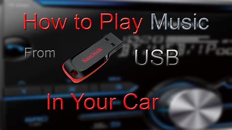 how to put music on usb drive for car